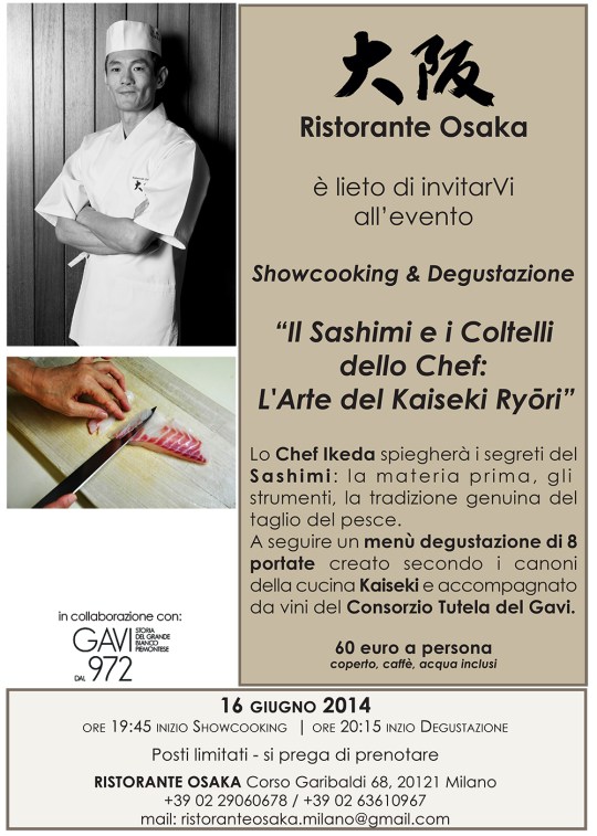 16giugno - showcooking+degustazione